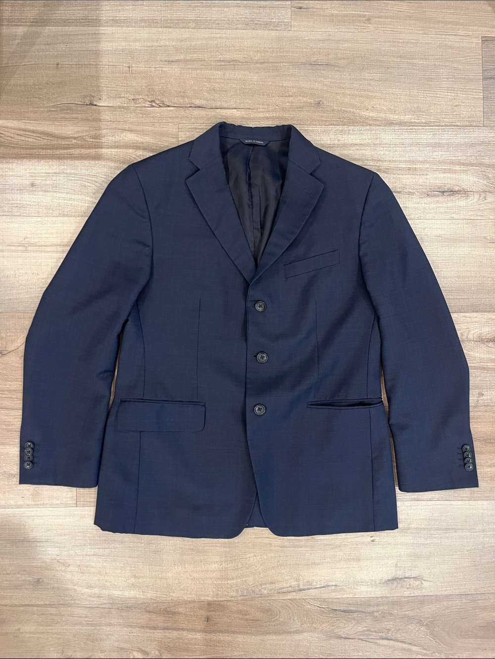 Banana Republic Men's Navy Three-Button Blazer Size 40S